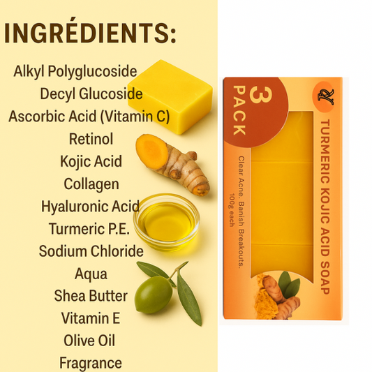 TUMERIC KOJIC ACID SOAP.